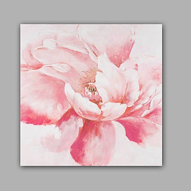 Hand-Painted Abstract / Floral/Botanical 100% Hang-Painted Oil Painting,Modern / Classic One Panel