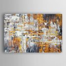 Hand Painted Oil Painting Abstract Gothenburg with Stretched Frame 7 Wall Arts