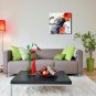 100% Hand-Painted Abstract / People Bullbight Hang-Painted Oil PaintingModern / Classic One Pane