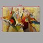Hand-painted Wall Art Abstrac Home Decor Play Instruments Oil Painting Home Decoration with Stretc
