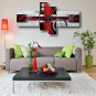 Stretched (Ready to hang) Hand-Painted Oil Painting 64"x40" Canvas Wall Art Modern Abstract White