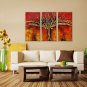 IARTS Oil Painting Modern Abstract The Sere Tree Sprout Set of 3 Art Acrylic Canvas Wall Art For H