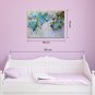 IARTS Hand Painted Abstract Oil Painting The Modern Grey Blue Soft Colores Picture with Stretched