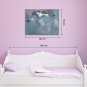IARTS Hand Painted Modern Abstract Town Center Houses Oil Painting On Canvas with Stretched Frame