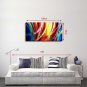 Hand-Painted Abstract One Panel Canvas Oil Painting For Home Decoration With Stretcher Frame Ready