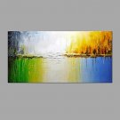 Hand Painted Modern Abstract Wall Art Oil Paintings On Canvas With Stretched Frame Ready To Hang