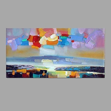 Hand Painted Modern Abstract Wall Art Oil Paintings On Canvas With Stretched Frame Ready To Hang