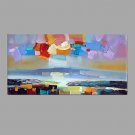 Hand Painted Modern Abstract Wall Art Oil Paintings On Canvas With Stretched Frame Ready To Hang