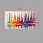 Hand Painted Thick Knife Oil Paintings On Canvas With Stretched Frame Ready To Hang