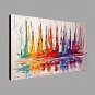 Hand Painted Thick Knife Oil Paintings On Canvas With Stretched Frame Ready To Hang