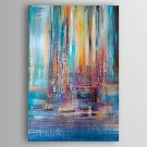Hand-Painted  Abstract Oil Painting With Stretcher For Home Decoration Ready to Hang