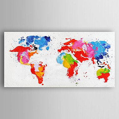 Hand-Painted  Abstract Canvas Oil Painting With Stretcher For Home Decoration Ready to Hang