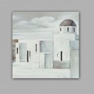100%  Hand-Painted Abstract / Landscape Hang-Painted Oil PaintingModern / Classic One Panel Canvas