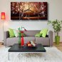 Ready to Hang Stretched Hand-painted Oil Painting 4 pieces Canvas Wall Art Modern White Blosssom B