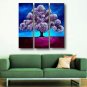 Ready to Hang Stretched Hand-Painted Oil Painting Canvas Three Panels 36"x36" Wall Art Modern Abst
