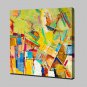 Hand-Painted Abstract Oil Painting On Canvas Wall Picture For Home Decoration With Stretched Frame