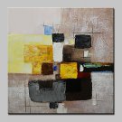 Hand-Painted Abstract Oil Paintings On Canvas Wall Art Picture For Home Decoration With Stretched