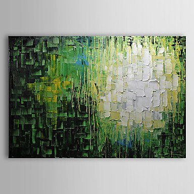 Hand-Painted Abstract One Panel Canvas Oil Painting For Home Decoration