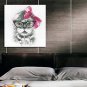 Hand-Painted Abstract / Animal 100% Hang-Painted Oil PaintingModern / Classic One Panel Canvas Oil