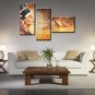 Ready to Hang Stretched Hand-painted Oil Painting on Canvas Wall Art Abstract Contempory Brown Fig