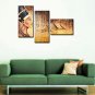 Ready to Hang Stretched Hand-painted Oil Painting on Canvas Wall Art Abstract Contempory Brown Fig