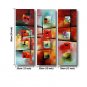Ready to Hang Stretched Hand-Painted Oil Painting Canvas Three Panels 36"x36" Wall Art Modern Abst