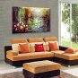 Hand-Painted Abstract One Panel Canvas Oil Painting For Home Decoration