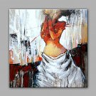 Hand-Painted  Abstract characters Modern  Picture Print on Canvas For Modern Home Decoration