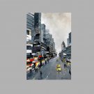 IARTS Modern Abstract Modern NewYork City Street View Scenery Handmade Oil Painting On Canvas with