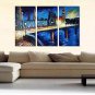 Oil Painting by Van Gogh Decoration Abstract  Hand Painted Canvas with Stretched Framed - Set of 3