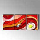 Hand Painted Oil Painting Modern Abstract Home Office Wall Art with Stretched Framed