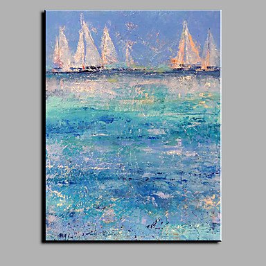 Hand-Painted Abstract Modern One Panel Canvas Oil Painting For Home Decoration