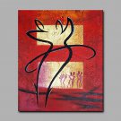 Modern Abstract Pure Hand Draw Ready To Hang Decorative  Oil Painting