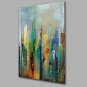 Abstract Modern Building Painting Stretched Free Shiping Oil Painting