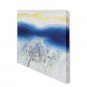 Hand-Painted Abstract SquareModern/Contemporary One Panel Canvas Oil Painting For Home Decoration
