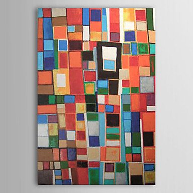 Hand-Painted Abstract One Panel Canvas Oil Painting For Home Decoration