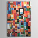 Hand-Painted Abstract One Panel Canvas Oil Painting For Home Decoration