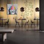 Hand-Painted Abstract / Animal Dog 100% Hang-Painted Oil PaintingModern / Classic One Panel Canvas