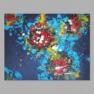 IARTS Hand Painted Oil Painting Modern Bright Colorful Paint Drip Art Acrylic Canvas Wall Art For