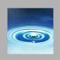 IARTS Hand Painted Modern Abstract Oil Painting Water Drop into A Beautiful Deep Blue Sea Picture