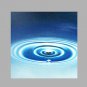 IARTS Hand Painted Modern Abstract Oil Painting Water Drop into A Beautiful Deep Blue Sea Picture