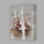 IARTS Modern Abstract Paris City Architecture Scenery Handmade Oil Painting On Canvas with Stretch