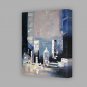 IARTS Hand Painted Abstract Oil Painting The Modern Bright Yellow & Pink Blue Colored Picture with