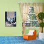 IARTS Hand Painted Abstract Oil Painting The Modern Bright Yellow & Pink Blue Colored Picture with