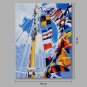 IARTS Modern Abstract Set Sail in a Bright Sunny Day Oil Painting On Canvas with Stretched Frame W