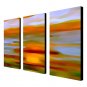 Hand-Painted Abstract / Abstract Landscape Three Panels Canvas Oil Painting For Home Decoration