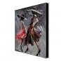 Oil Painting Abstract Poeple Hand Painted Canvas Painting with Stretched Framed Ready to Hang