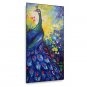 Hand-Painted Abstract Peacock Wall Art Oil Painting For Home Decoration Ready to Hang