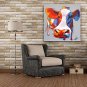 Hand-Painted Abstract / AnimalClassic One Panel Canvas Oil Painting For Home Decoration