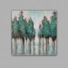 100%  Hand-Painted Abstract / Landscape Hang-Painted Oil PaintingModern / Classic One Panel Canvas